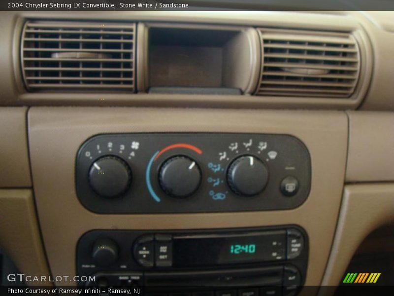 Controls of 2004 Sebring LX Convertible