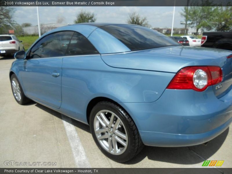 Eismeer Blue Metallic / Cornsilk Beige 2008 Volkswagen Eos Lux