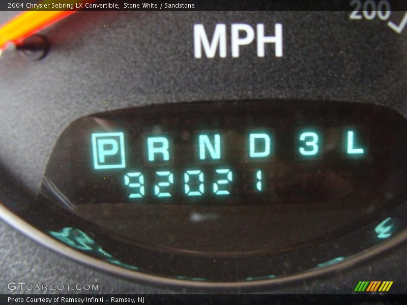 Stone White / Sandstone 2004 Chrysler Sebring LX Convertible