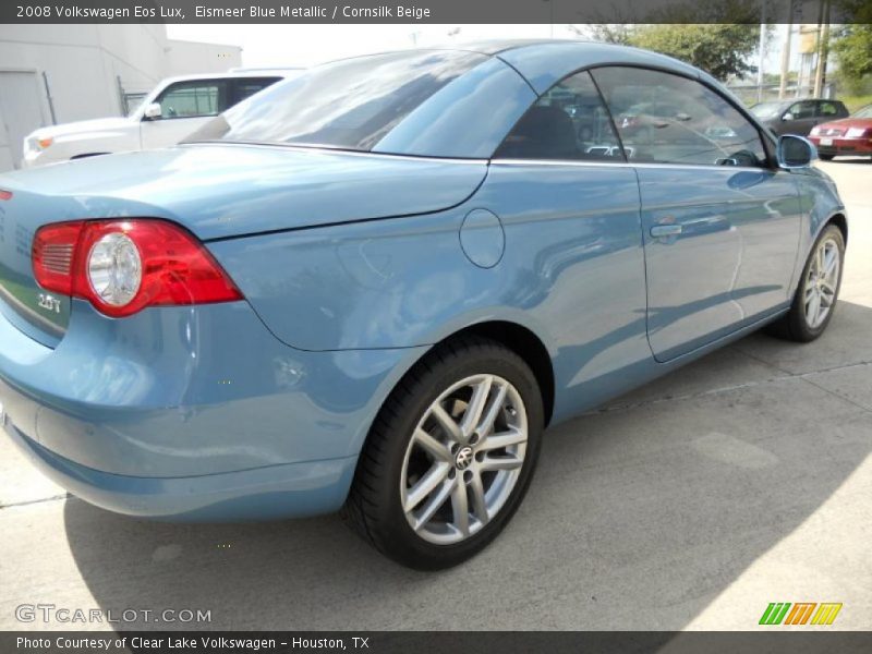 Eismeer Blue Metallic / Cornsilk Beige 2008 Volkswagen Eos Lux