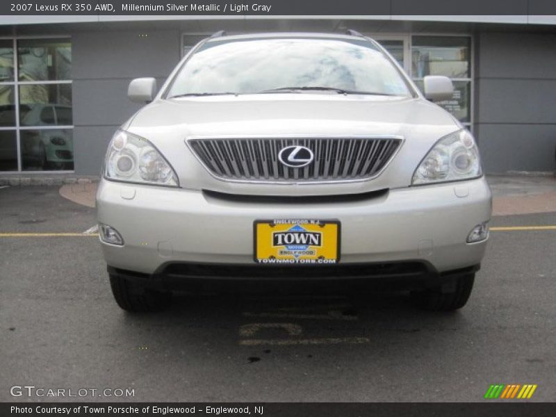 Millennium Silver Metallic / Light Gray 2007 Lexus RX 350 AWD