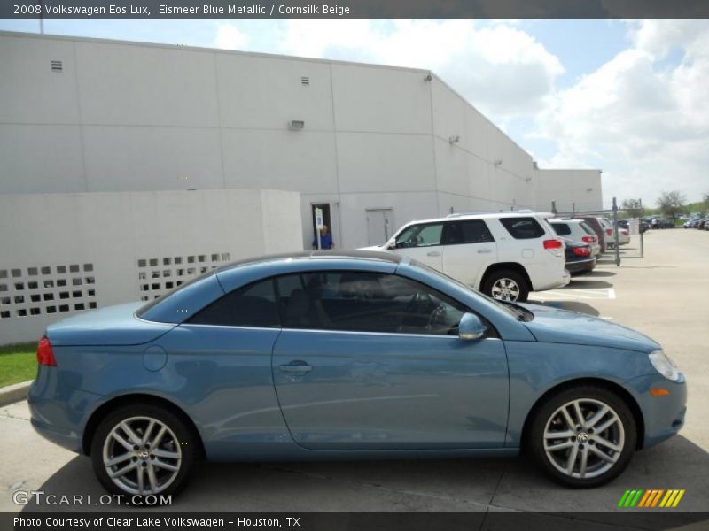 Eismeer Blue Metallic / Cornsilk Beige 2008 Volkswagen Eos Lux