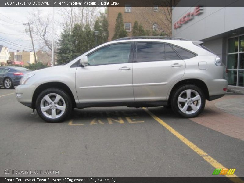 Millennium Silver Metallic / Light Gray 2007 Lexus RX 350 AWD