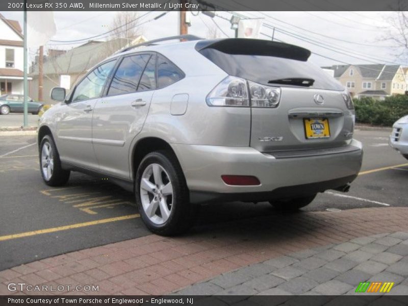 Millennium Silver Metallic / Light Gray 2007 Lexus RX 350 AWD