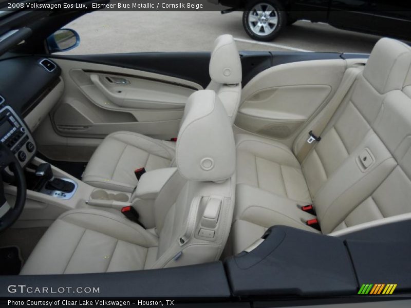 Eismeer Blue Metallic / Cornsilk Beige 2008 Volkswagen Eos Lux