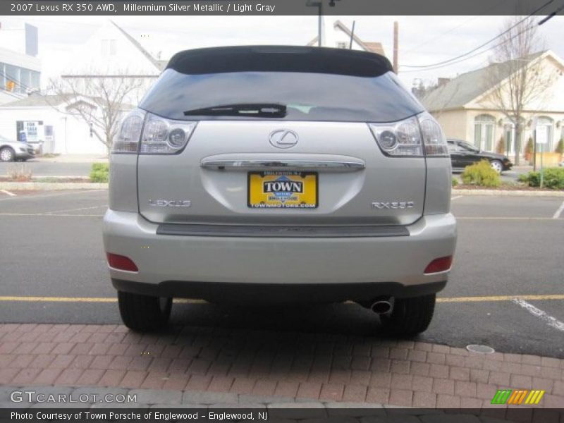 Millennium Silver Metallic / Light Gray 2007 Lexus RX 350 AWD