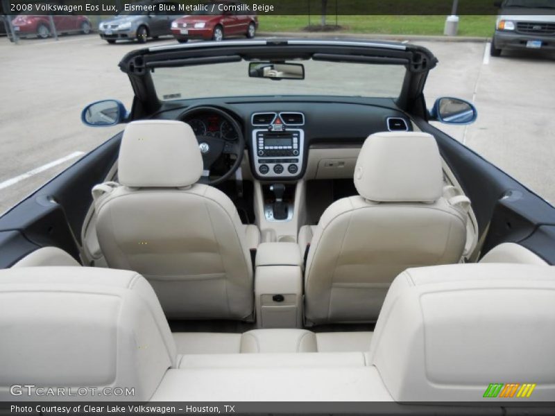 Eismeer Blue Metallic / Cornsilk Beige 2008 Volkswagen Eos Lux