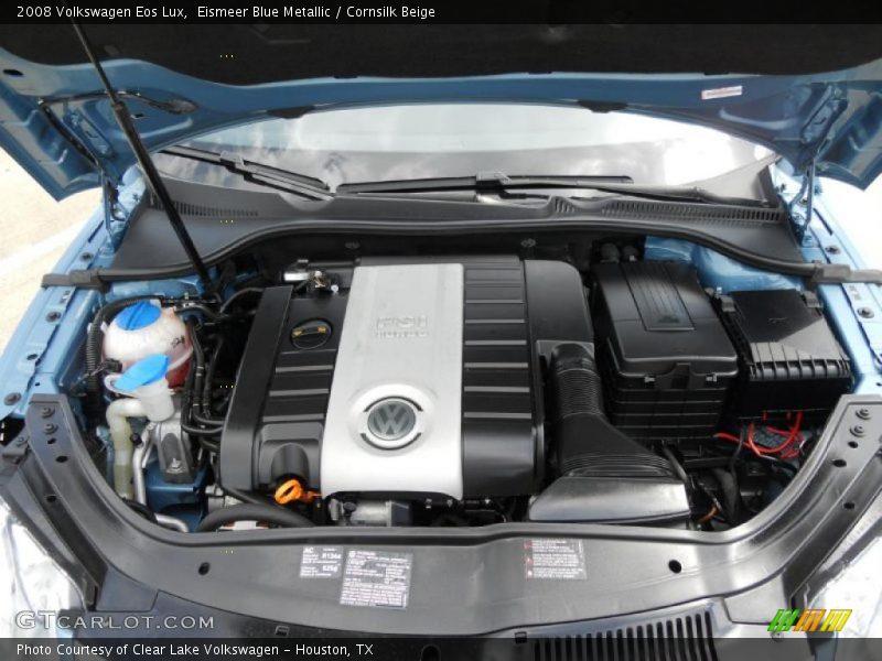 Eismeer Blue Metallic / Cornsilk Beige 2008 Volkswagen Eos Lux