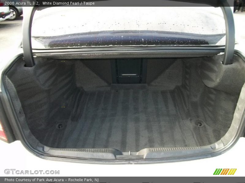 White Diamond Pearl / Taupe 2008 Acura TL 3.2