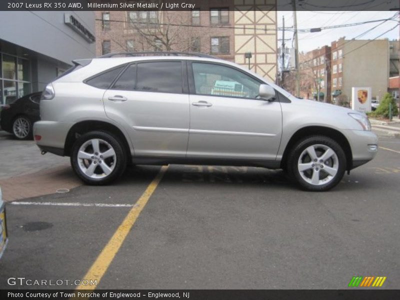 Millennium Silver Metallic / Light Gray 2007 Lexus RX 350 AWD