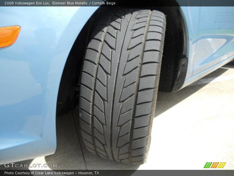 Eismeer Blue Metallic / Cornsilk Beige 2008 Volkswagen Eos Lux