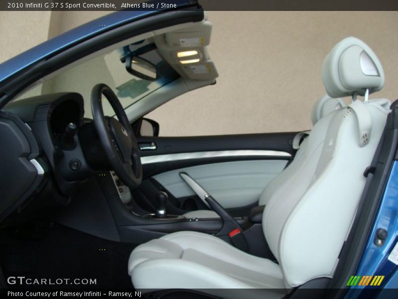 Athens Blue / Stone 2010 Infiniti G 37 S Sport Convertible