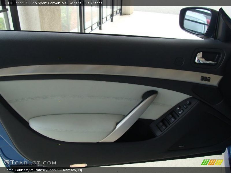 Athens Blue / Stone 2010 Infiniti G 37 S Sport Convertible