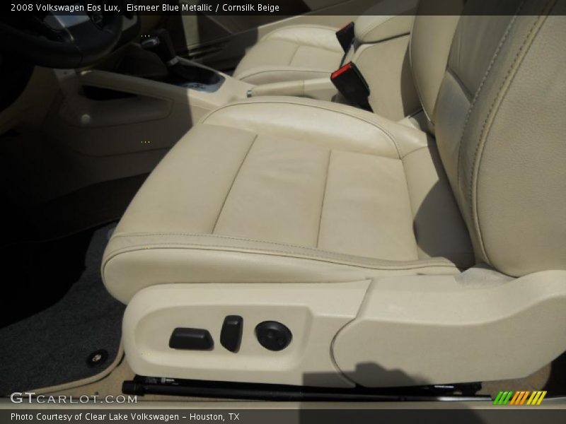 Eismeer Blue Metallic / Cornsilk Beige 2008 Volkswagen Eos Lux