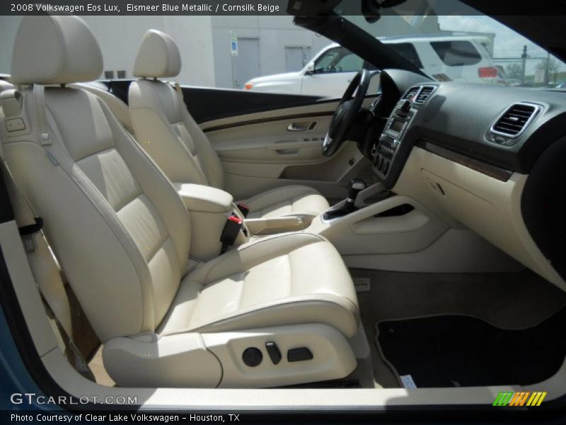 Eismeer Blue Metallic / Cornsilk Beige 2008 Volkswagen Eos Lux