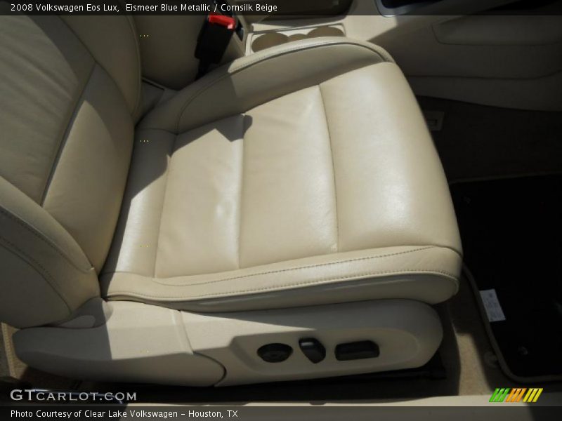 Eismeer Blue Metallic / Cornsilk Beige 2008 Volkswagen Eos Lux