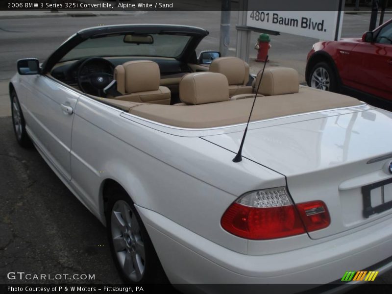 Alpine White / Sand 2006 BMW 3 Series 325i Convertible