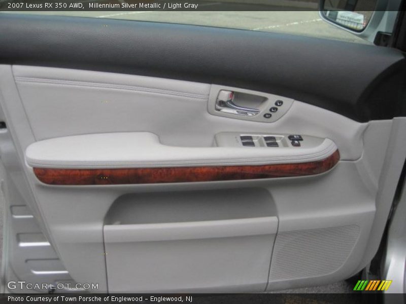 Millennium Silver Metallic / Light Gray 2007 Lexus RX 350 AWD