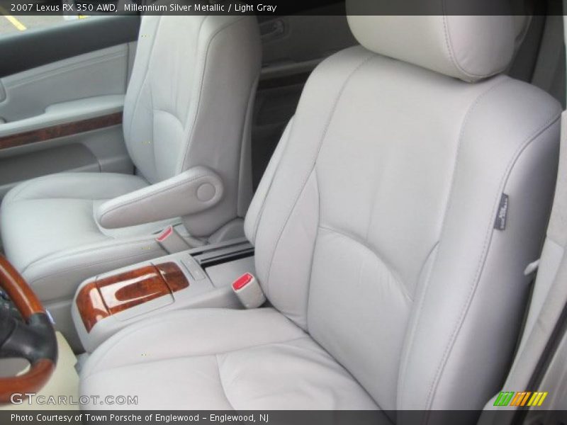 Millennium Silver Metallic / Light Gray 2007 Lexus RX 350 AWD
