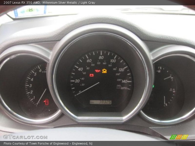 Millennium Silver Metallic / Light Gray 2007 Lexus RX 350 AWD