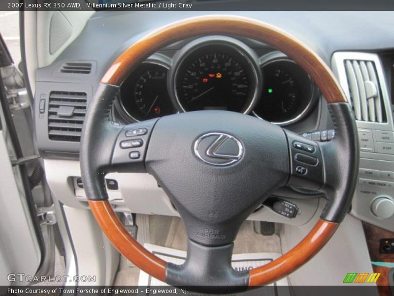 Millennium Silver Metallic / Light Gray 2007 Lexus RX 350 AWD