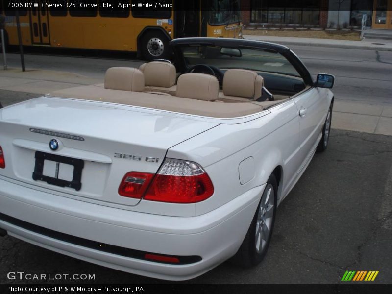 Alpine White / Sand 2006 BMW 3 Series 325i Convertible