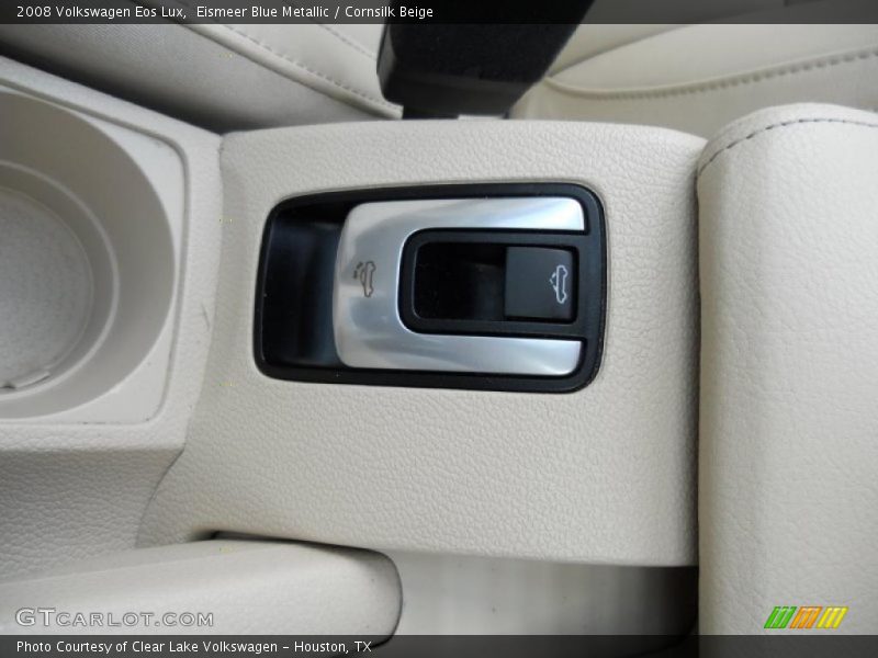 Eismeer Blue Metallic / Cornsilk Beige 2008 Volkswagen Eos Lux