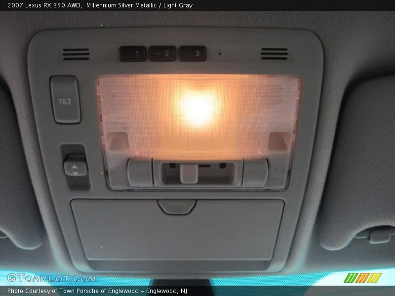 Millennium Silver Metallic / Light Gray 2007 Lexus RX 350 AWD