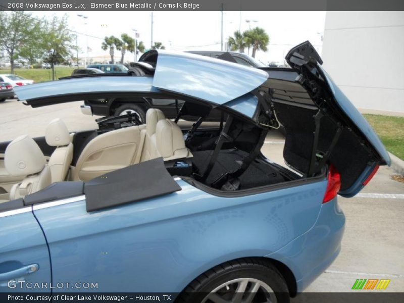 Eismeer Blue Metallic / Cornsilk Beige 2008 Volkswagen Eos Lux