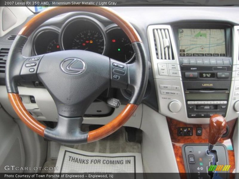 Millennium Silver Metallic / Light Gray 2007 Lexus RX 350 AWD