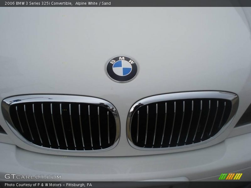 Alpine White / Sand 2006 BMW 3 Series 325i Convertible