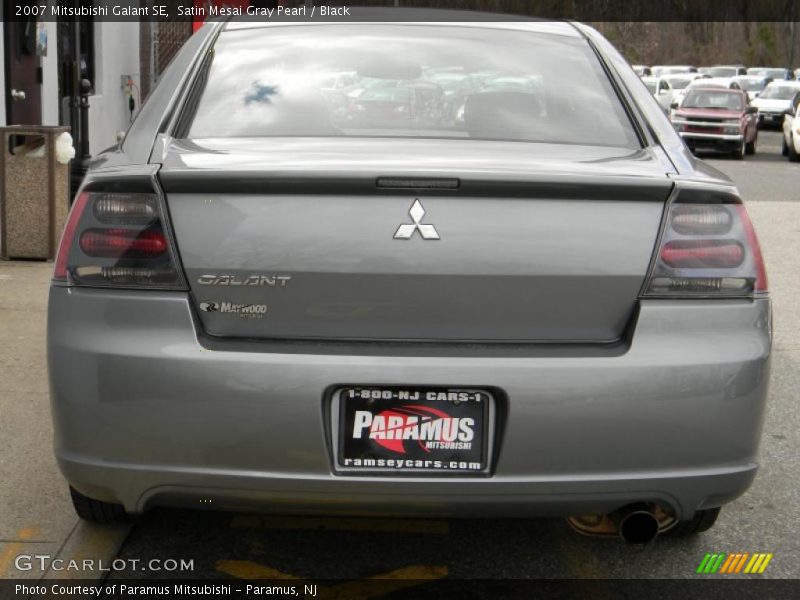 Satin Mesai Gray Pearl / Black 2007 Mitsubishi Galant SE