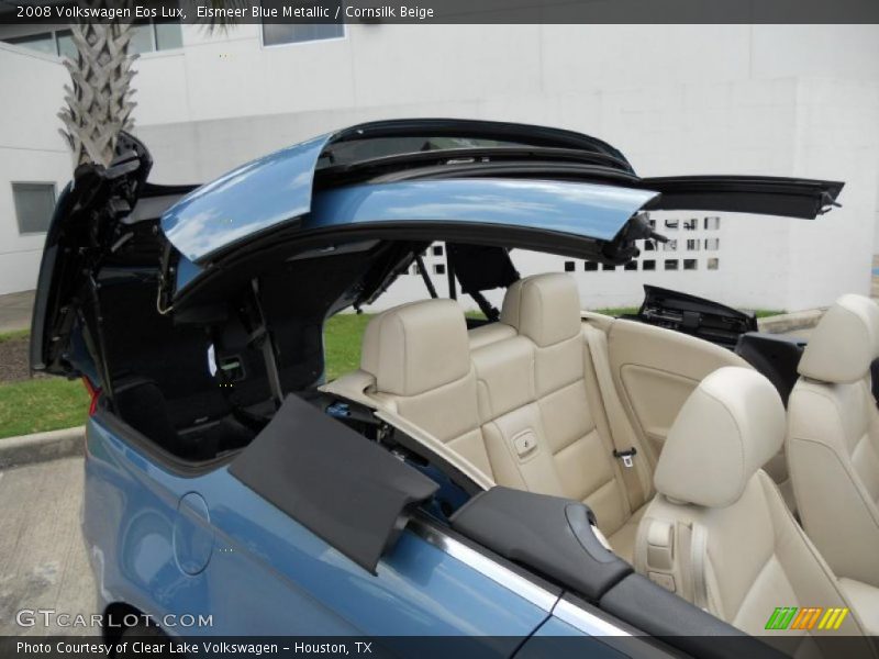 Eismeer Blue Metallic / Cornsilk Beige 2008 Volkswagen Eos Lux