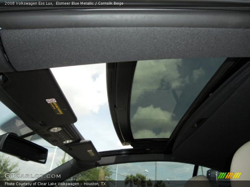 Eismeer Blue Metallic / Cornsilk Beige 2008 Volkswagen Eos Lux