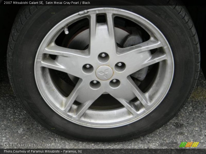 Satin Mesai Gray Pearl / Black 2007 Mitsubishi Galant SE