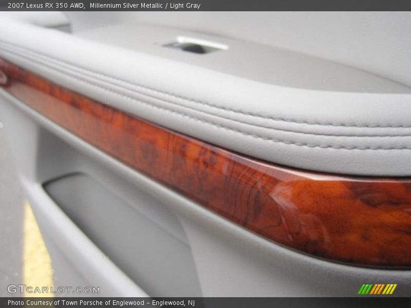 Millennium Silver Metallic / Light Gray 2007 Lexus RX 350 AWD