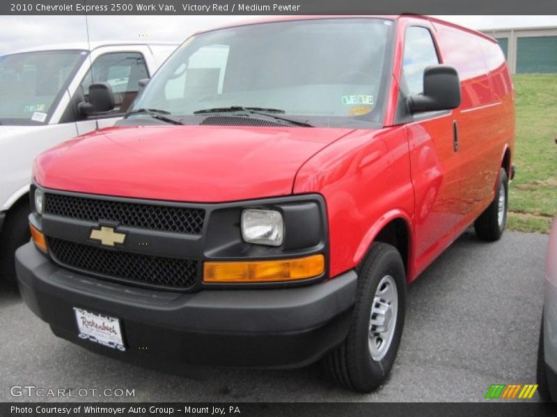  2010 Express 2500 Work Van Victory Red