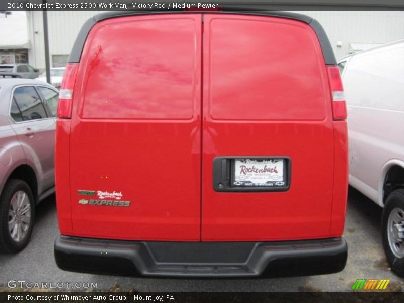  2010 Express 2500 Work Van Victory Red