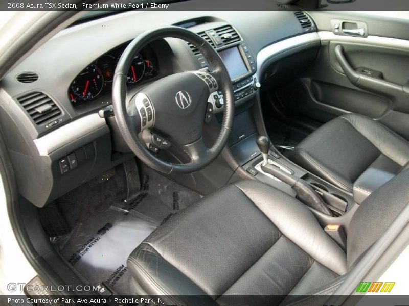 Premium White Pearl / Ebony 2008 Acura TSX Sedan