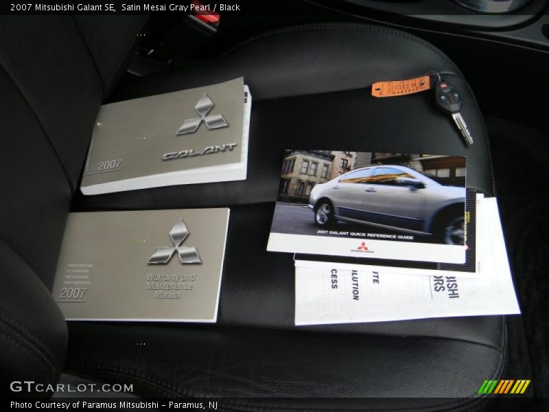 Satin Mesai Gray Pearl / Black 2007 Mitsubishi Galant SE