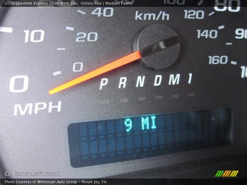 Victory Red / Medium Pewter 2010 Chevrolet Express 2500 Work Van