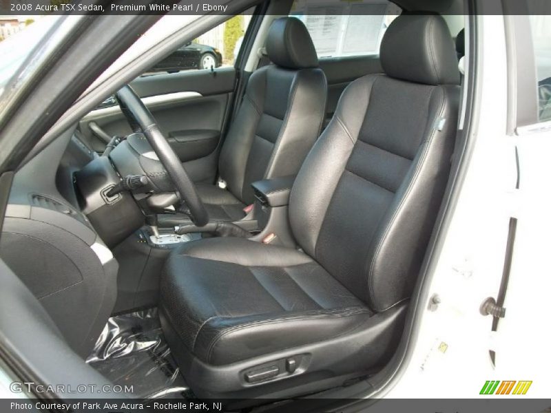 Premium White Pearl / Ebony 2008 Acura TSX Sedan