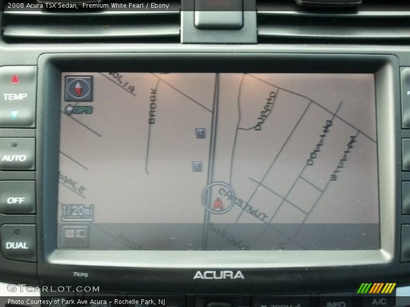 Premium White Pearl / Ebony 2008 Acura TSX Sedan