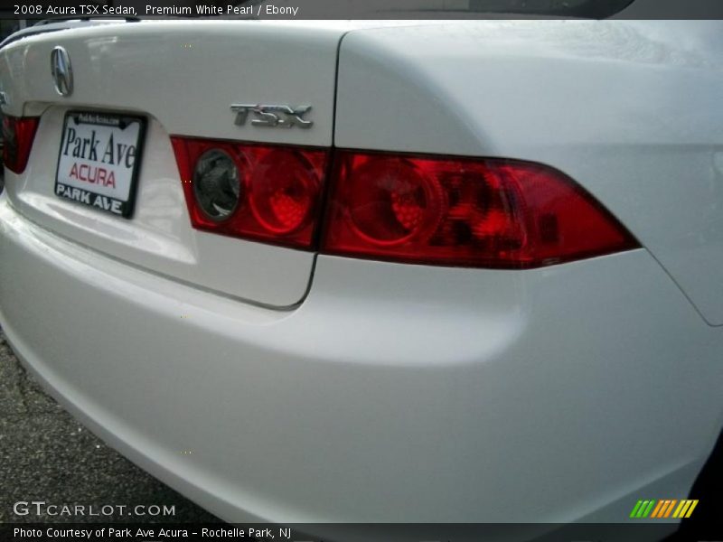 Premium White Pearl / Ebony 2008 Acura TSX Sedan