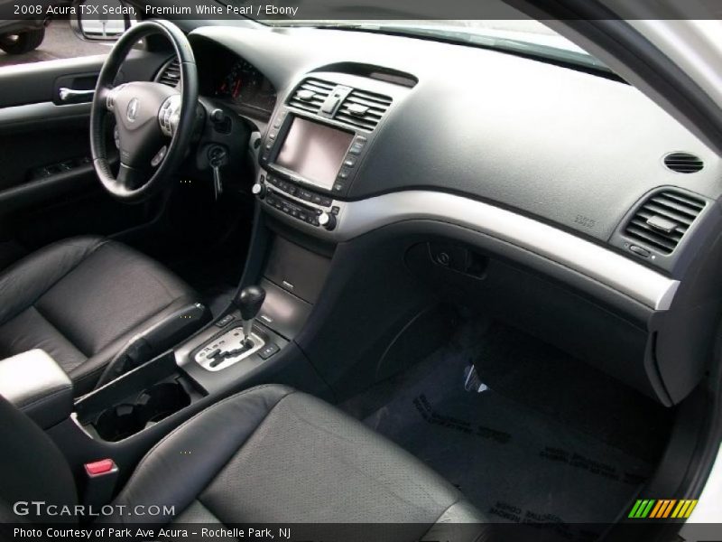 Premium White Pearl / Ebony 2008 Acura TSX Sedan
