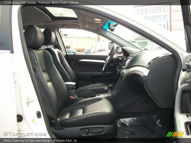 Premium White Pearl / Ebony 2008 Acura TSX Sedan