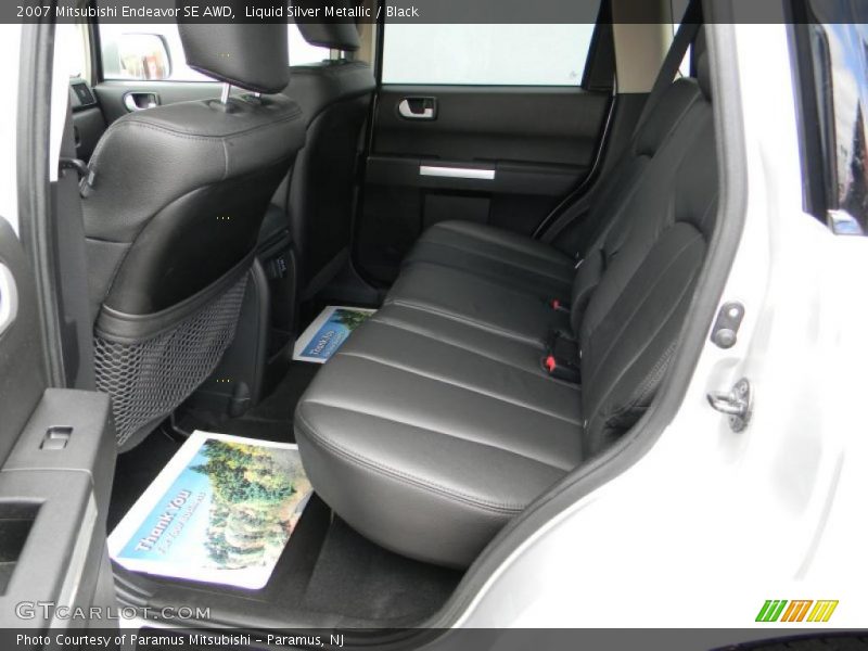 Liquid Silver Metallic / Black 2007 Mitsubishi Endeavor SE AWD