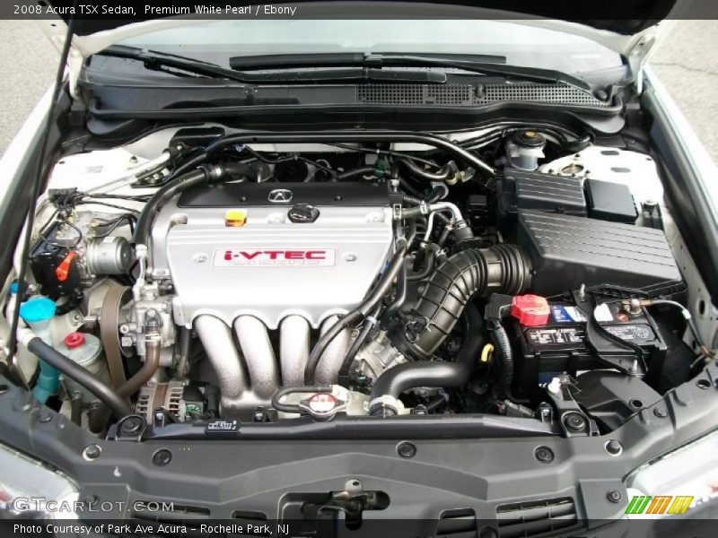 Premium White Pearl / Ebony 2008 Acura TSX Sedan