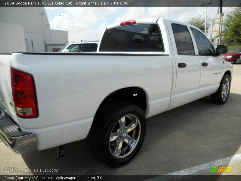 Bright White / Dark Slate Gray 2004 Dodge Ram 1500 SLT Quad Cab