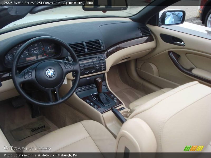 Alpine White / Sand 2006 BMW 3 Series 325i Convertible